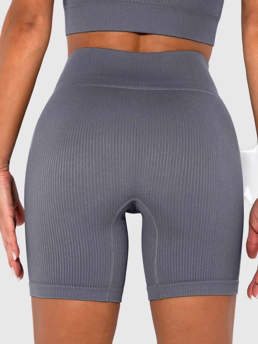 Short Sport Sans Couture Côtelé | Yogaova