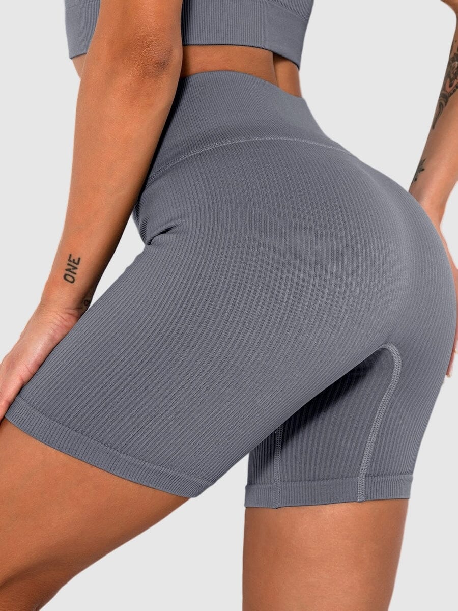 Short Sport Sans Couture Côtelé | Yogaova