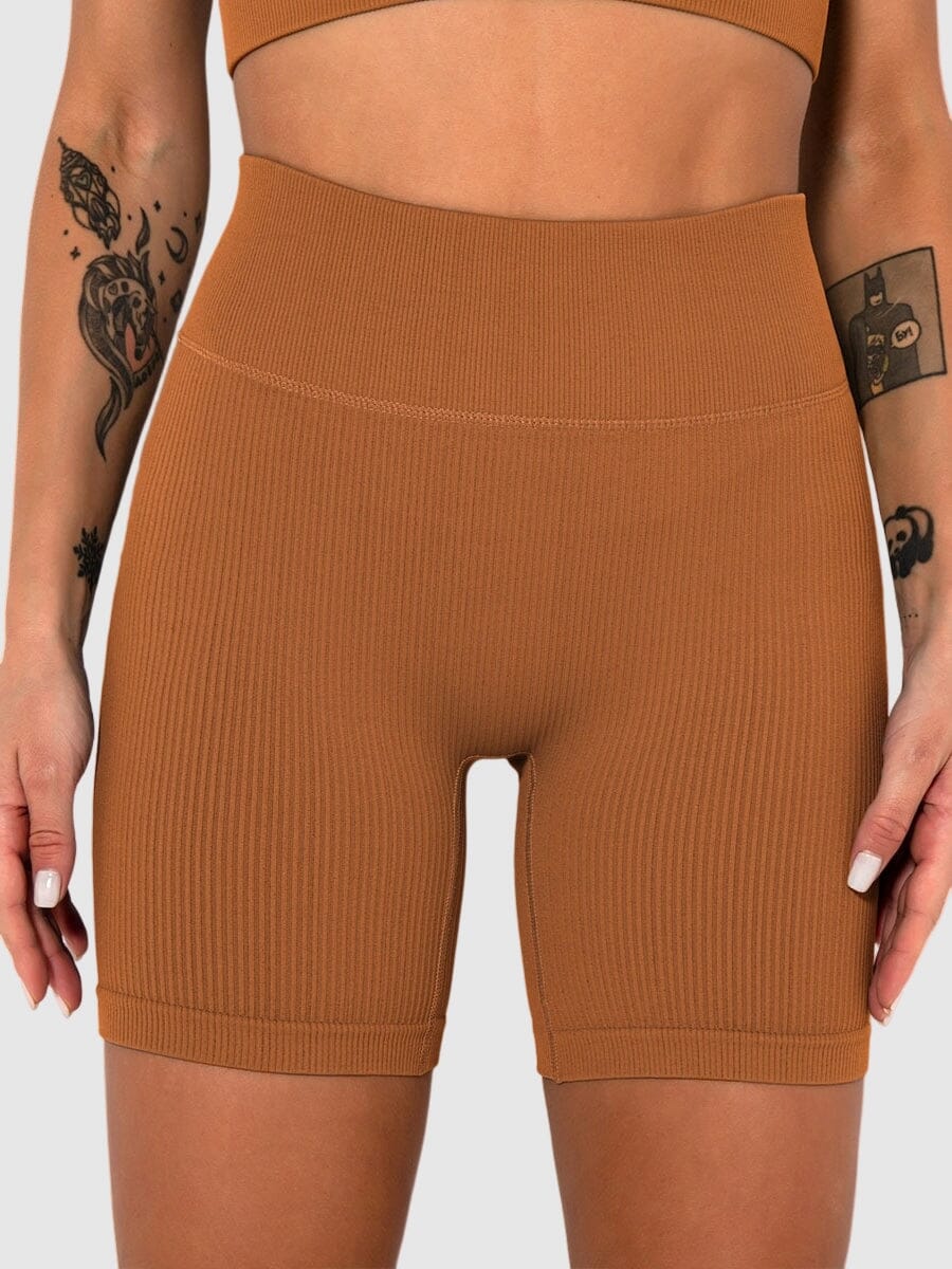 Short Sport Sans Couture Côtelé | Yogaova