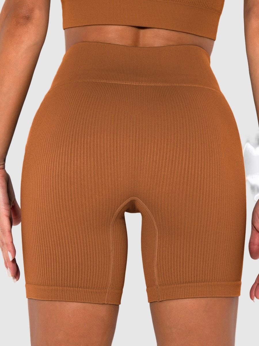 Short Sport Sans Couture Côtelé | Yogaova