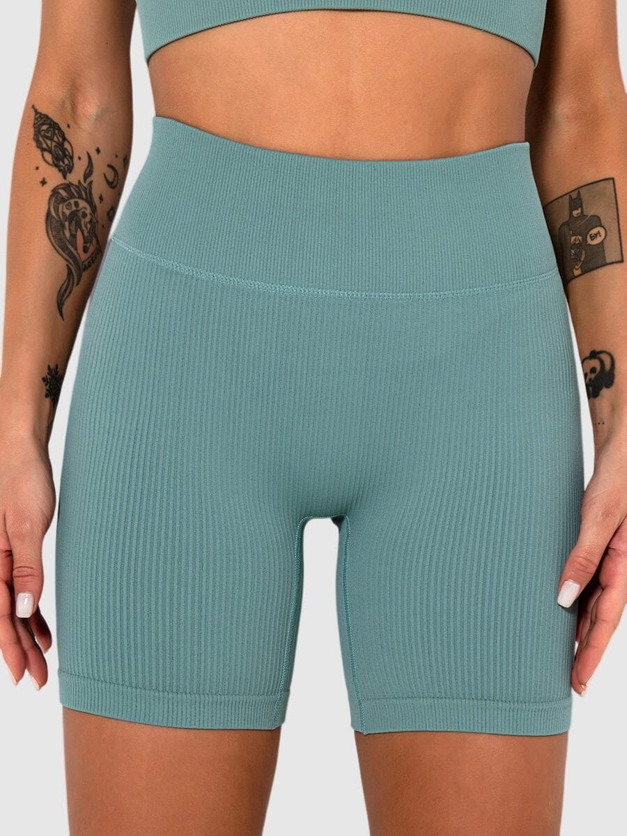Short Sport Sans Couture Côtelé | Yogaova