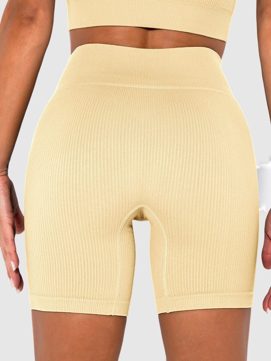 Short Sport Sans Couture Côtelé | Yogaova