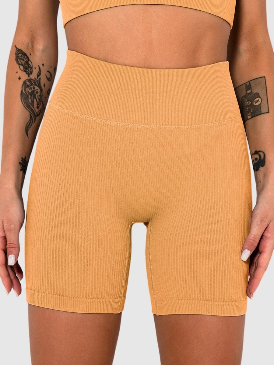 Short Sport Sans Couture Côtelé | Yogaova