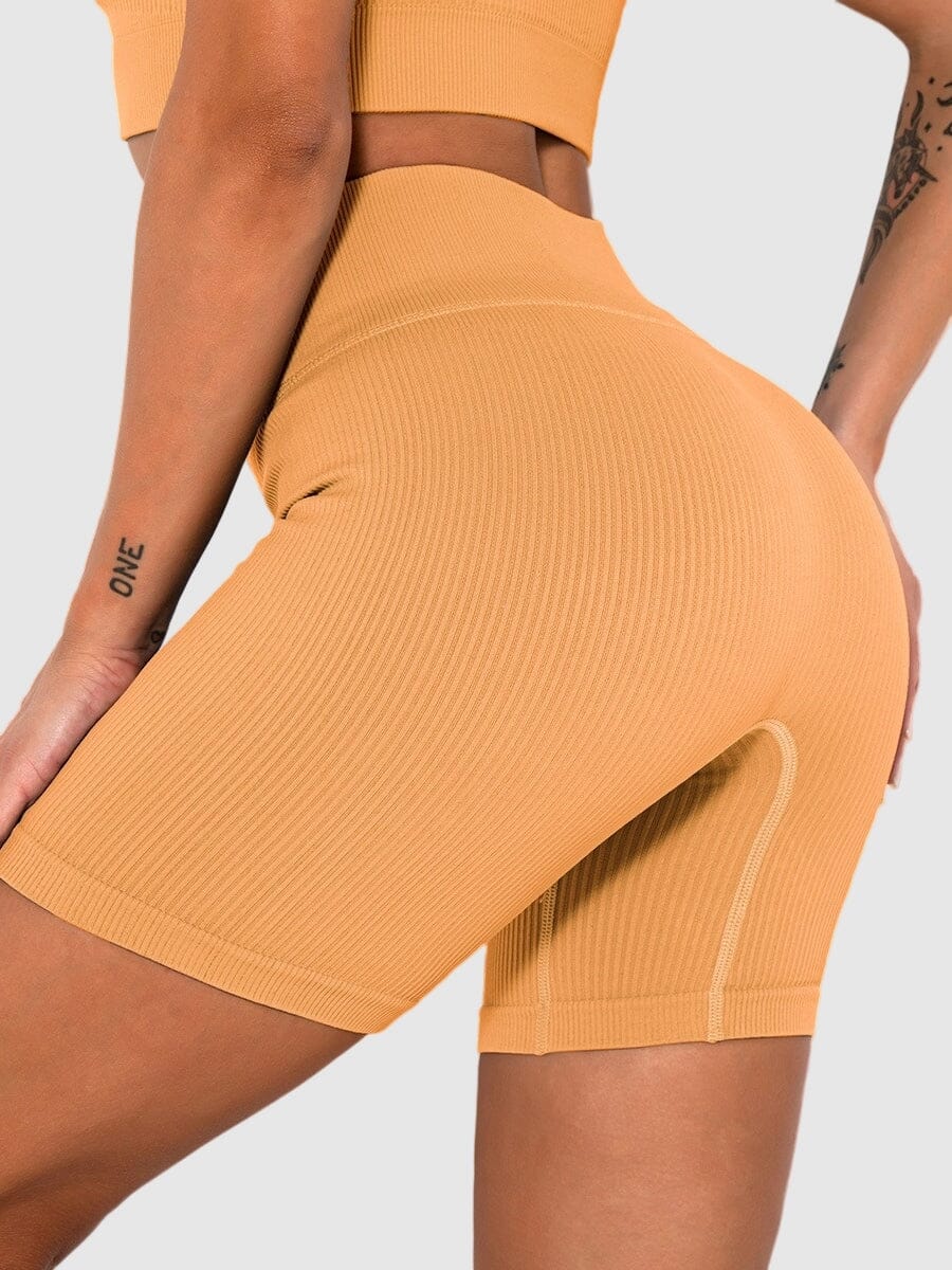 Short Sport Sans Couture Côtelé | Yogaova