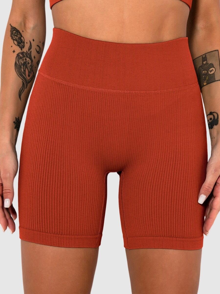 Short Sport Sans Couture Côtelé | Yogaova