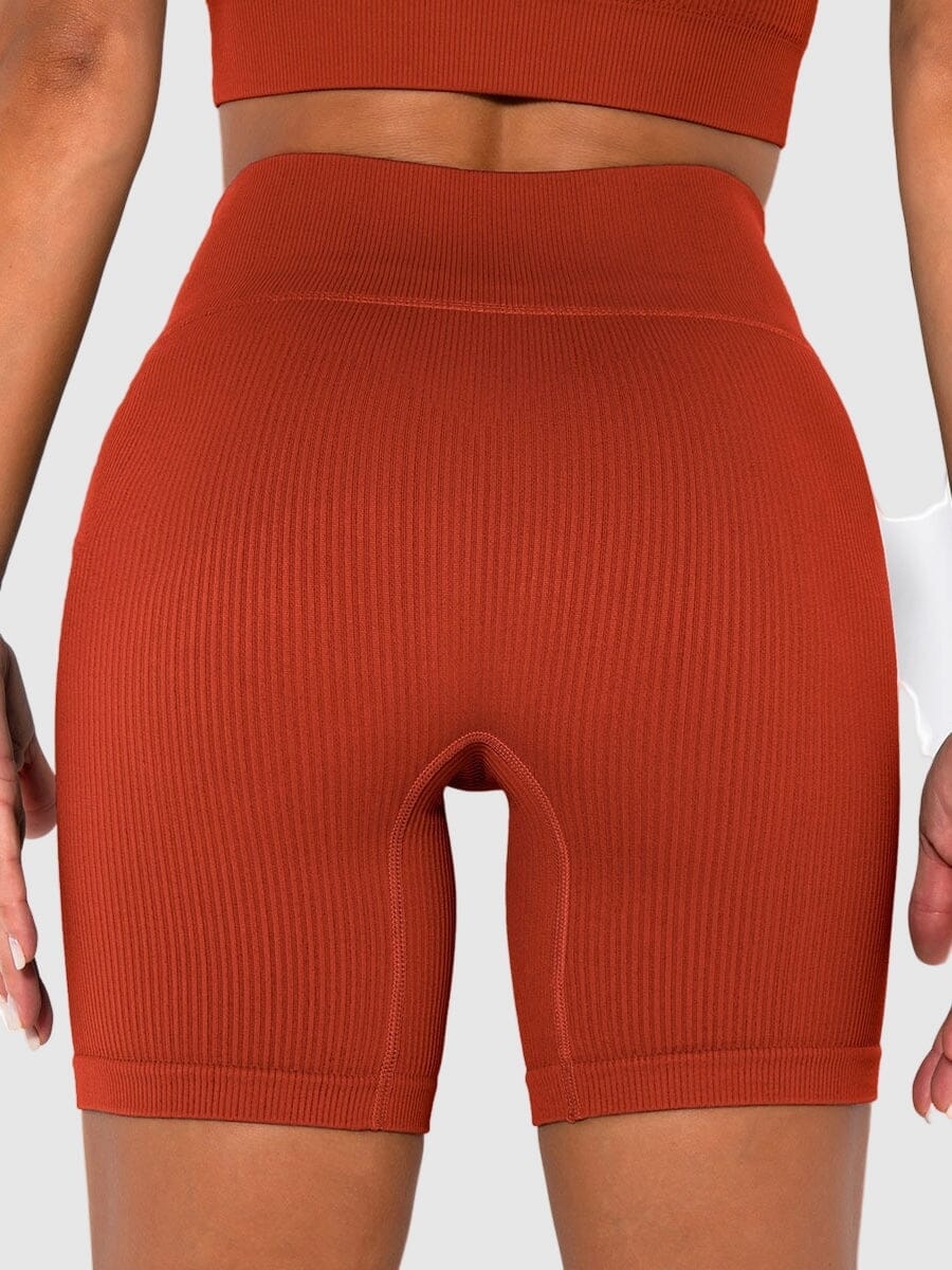 Short Sport Sans Couture Côtelé | Yogaova