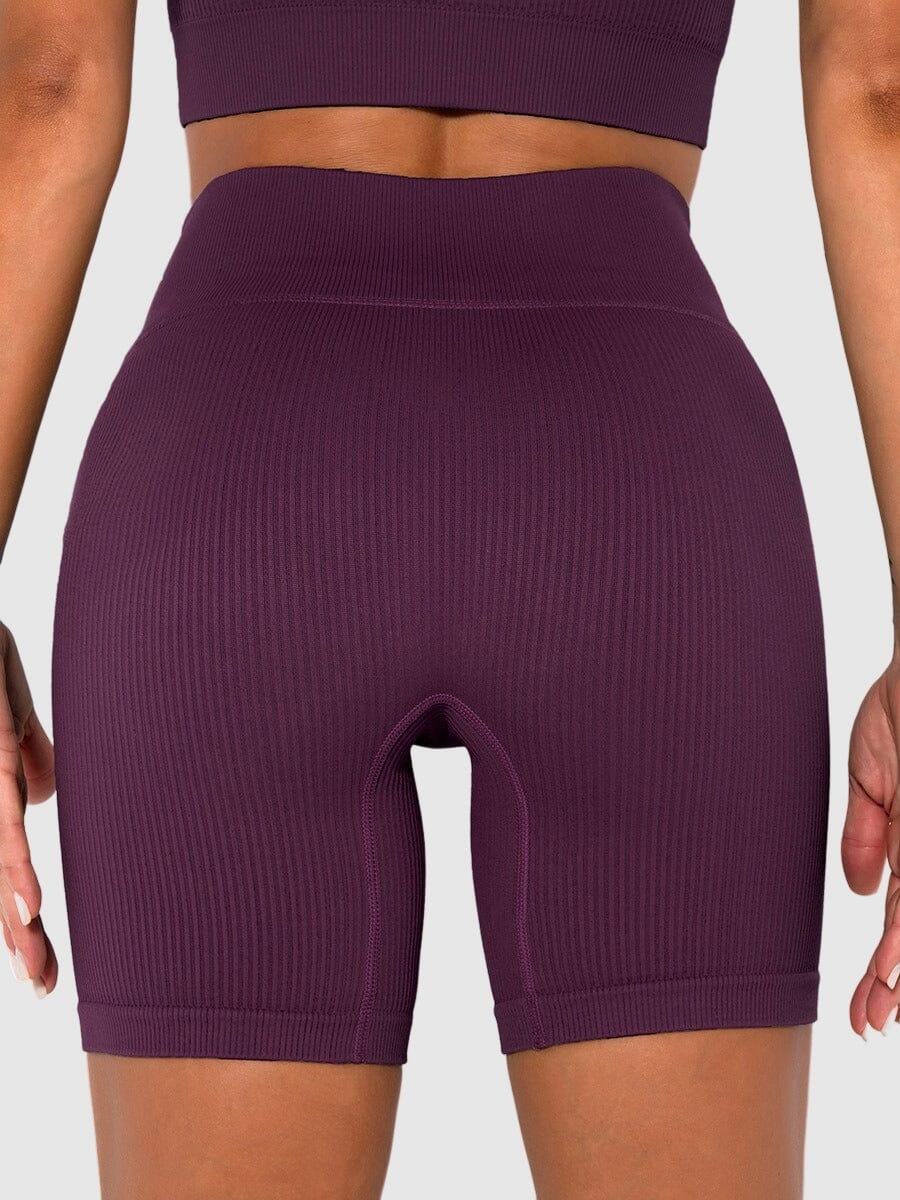 Short Sport Sans Couture Côtelé | Yogaova