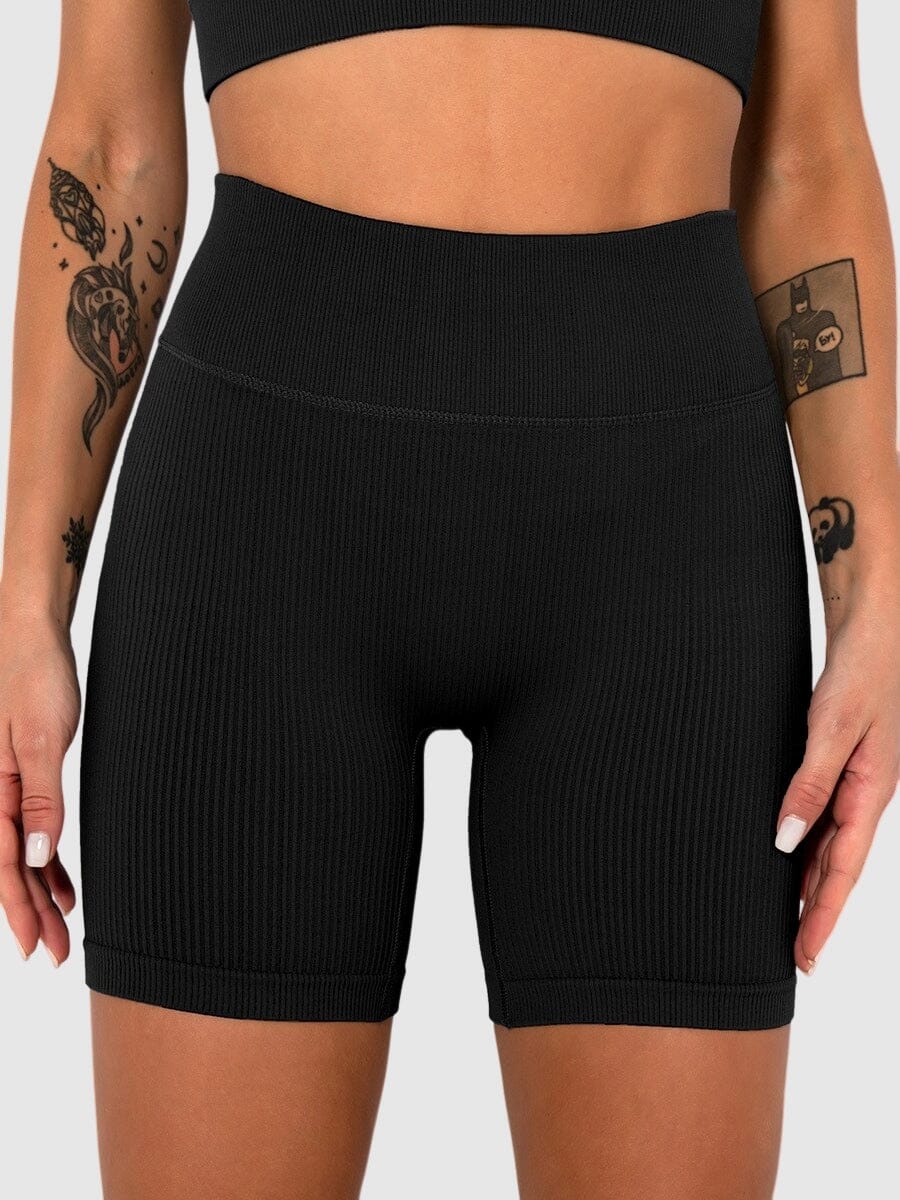 Short Sport Sans Couture Côtelé | Yogaova