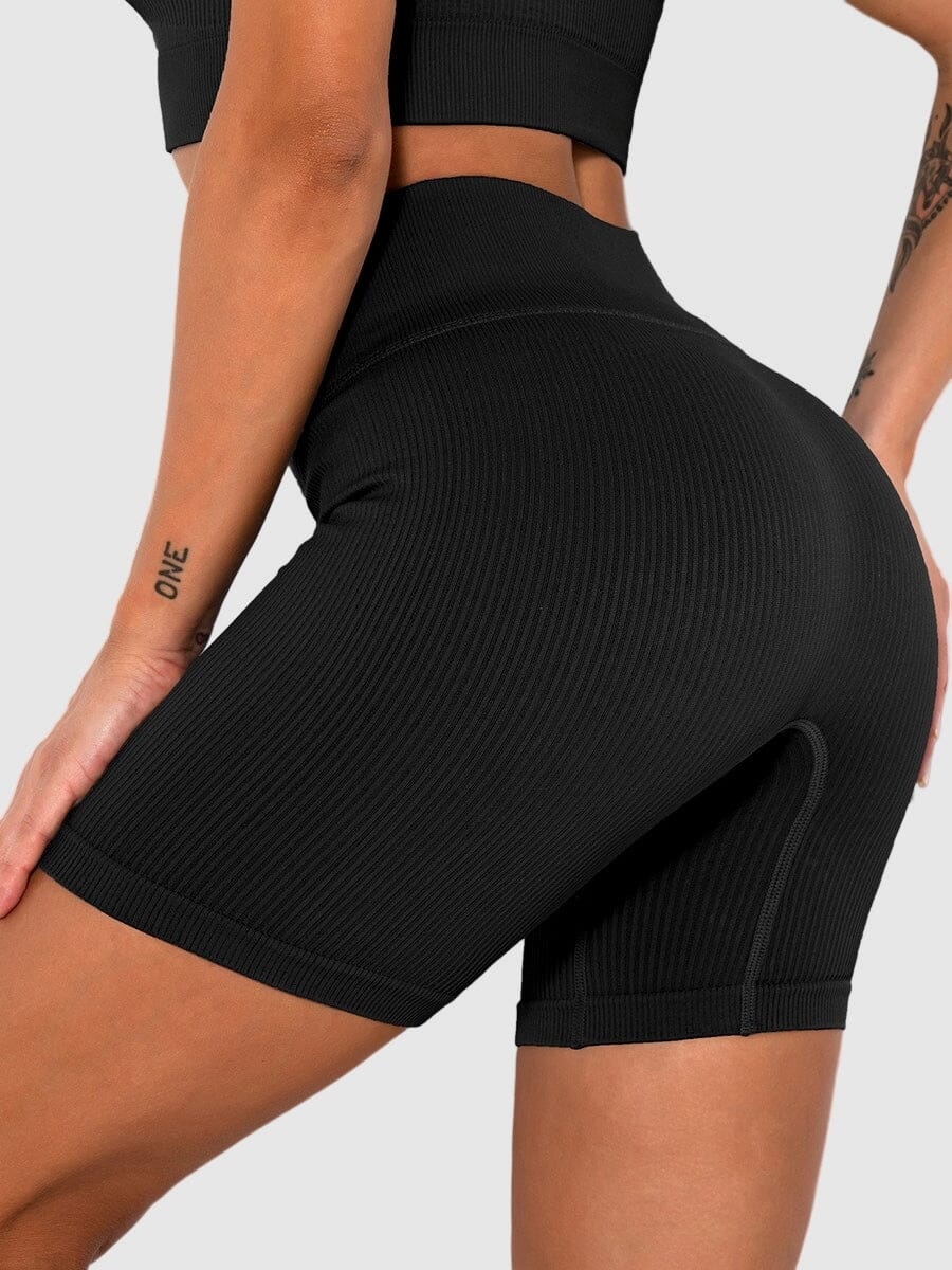 Short Sport Sans Couture Côtelé | Yogaova