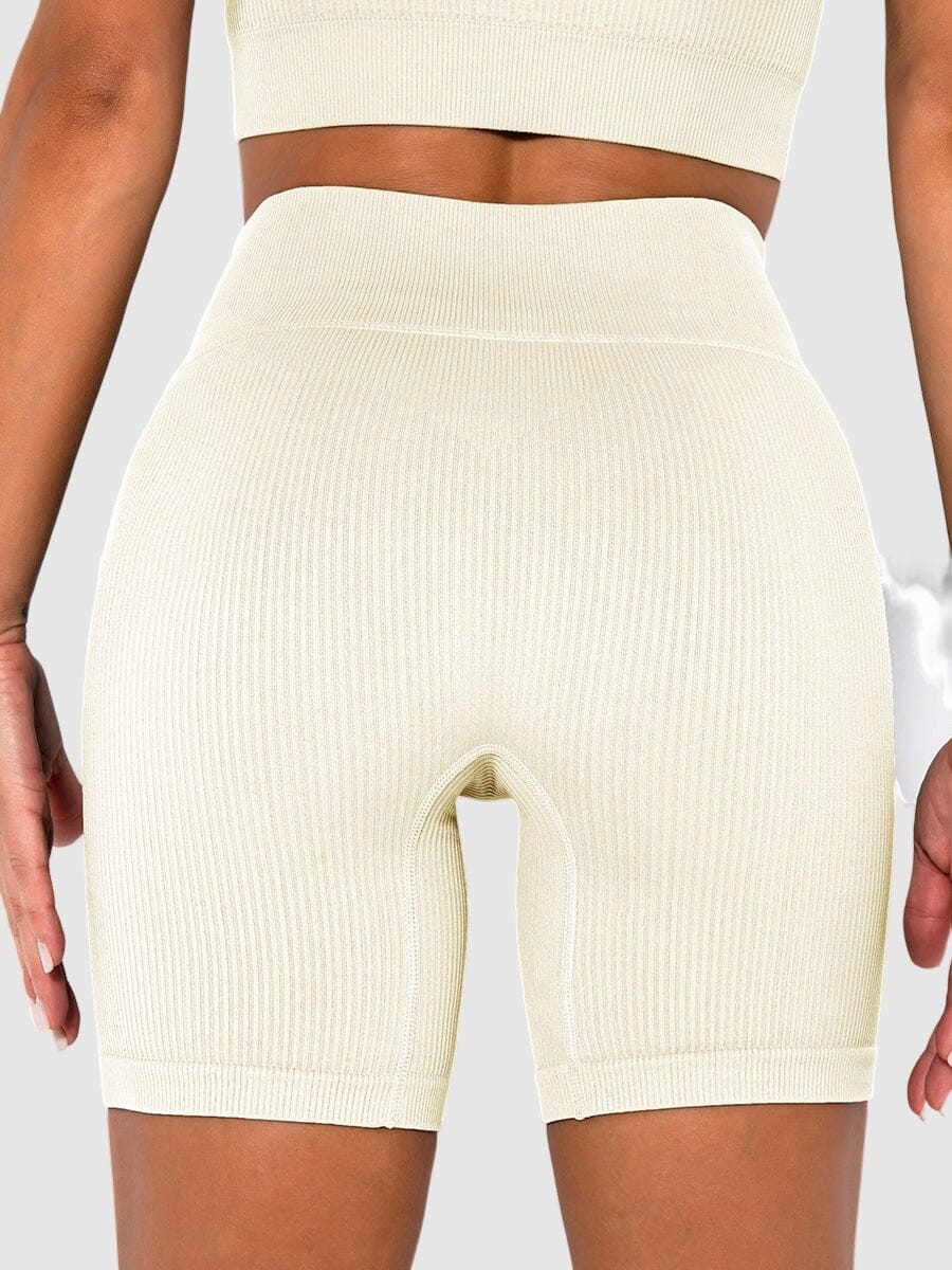 Short Sport Sans Couture Côtelé | Yogaova
