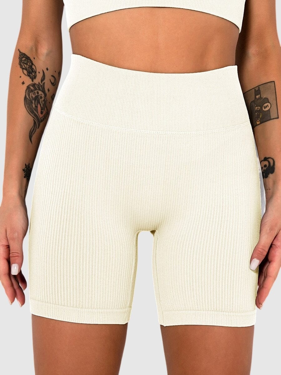Short Sport Sans Couture Côtelé | Yogaova