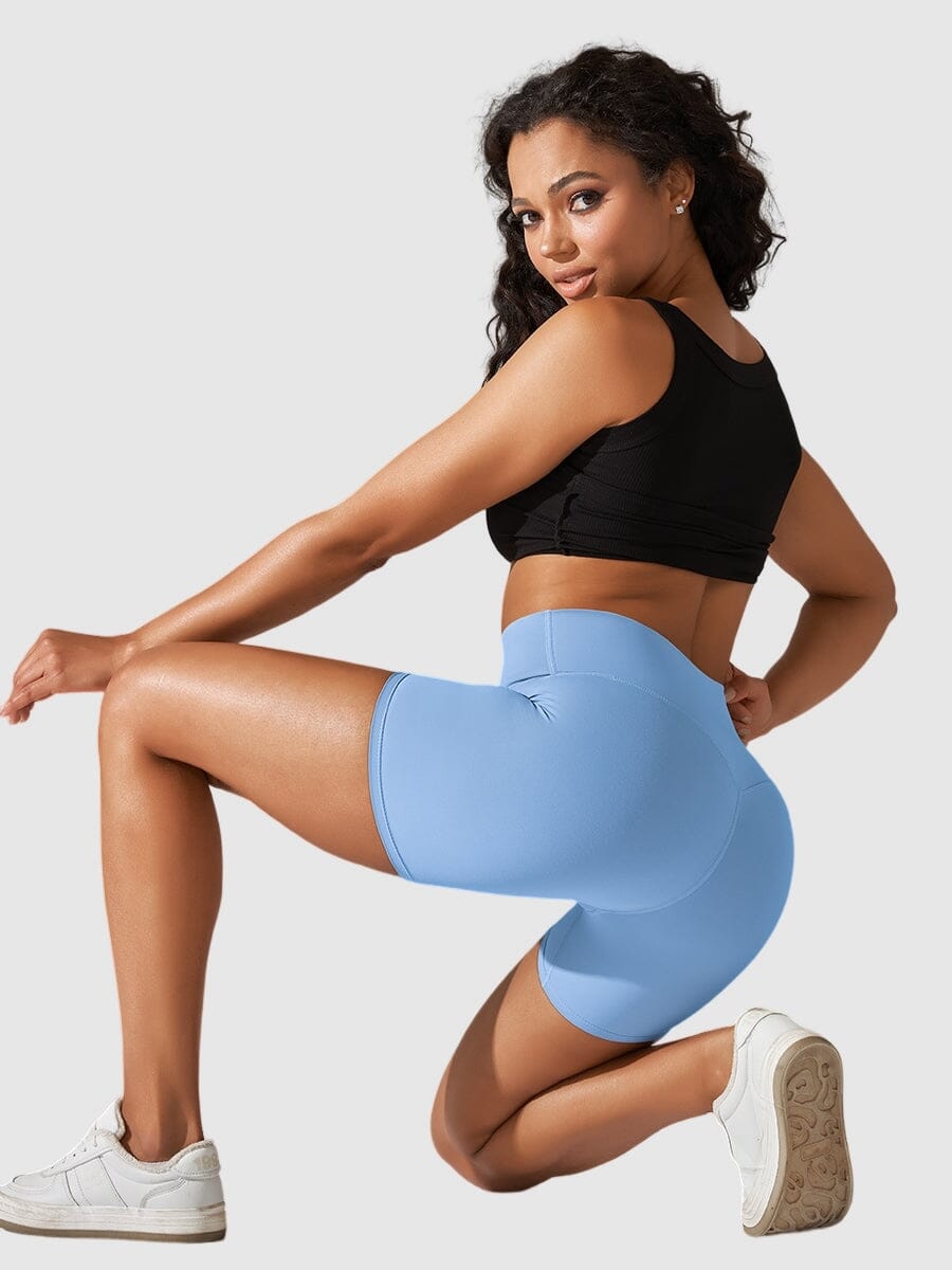 Short Sport Taille Haute Ferme | Yogaova