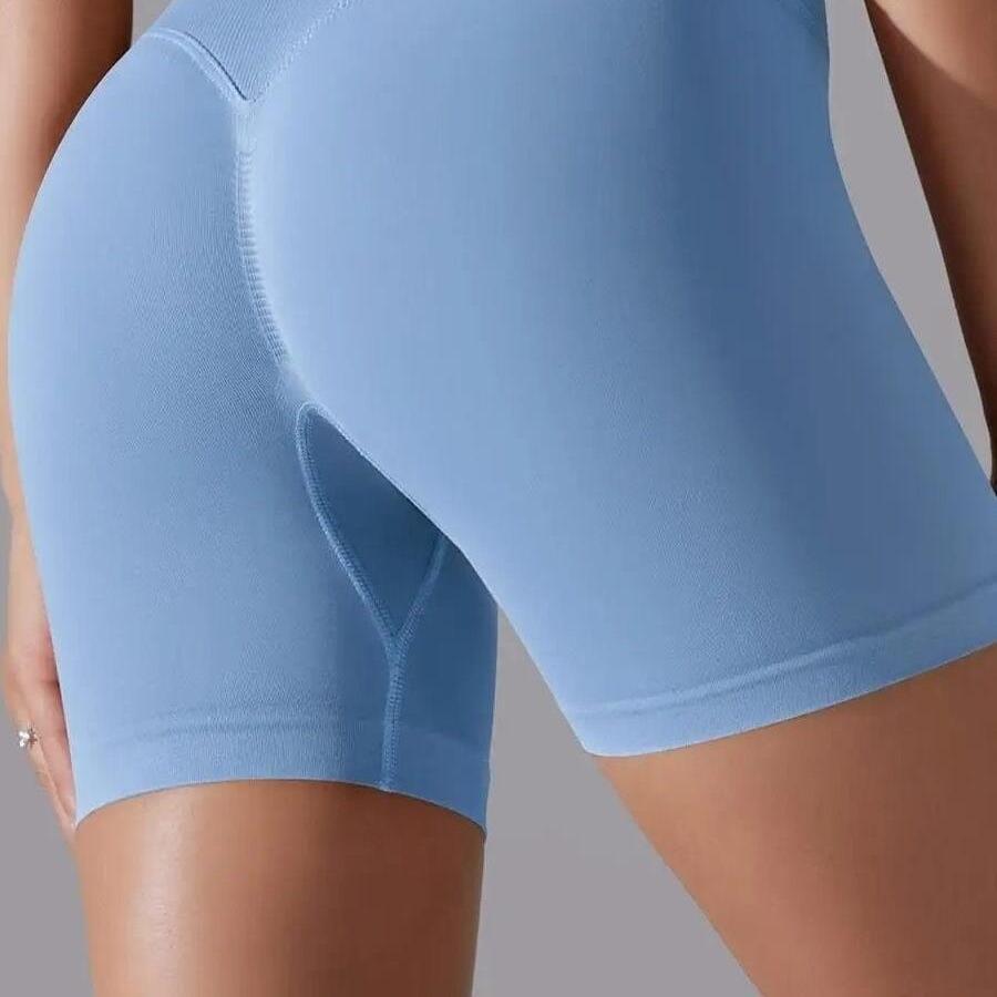 Short Sport Taille Haute Gainant  | Yogaova