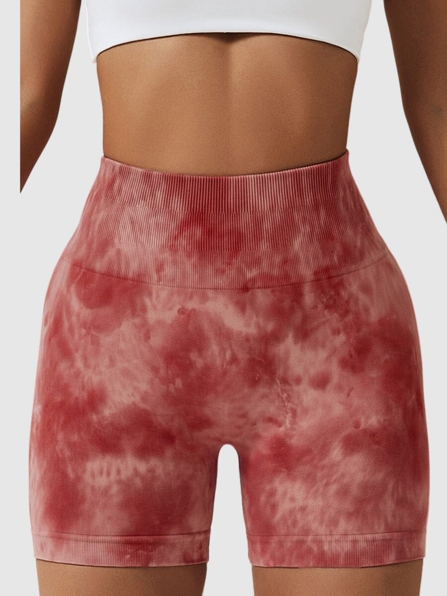 Short Sport Taille Haute Push Up Imprimé | Yogaova