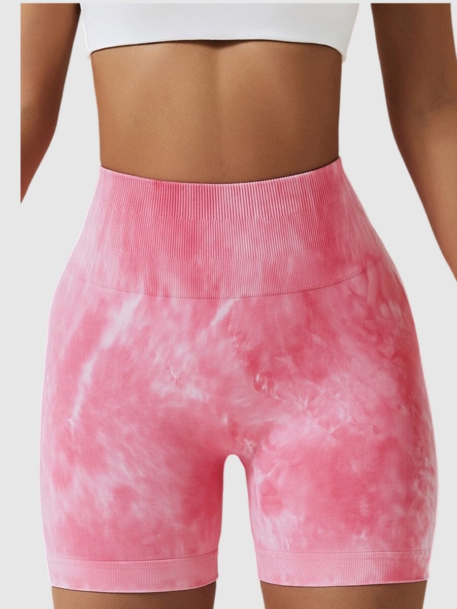 Short Sport Taille Haute Push Up Imprimé | Yogaova