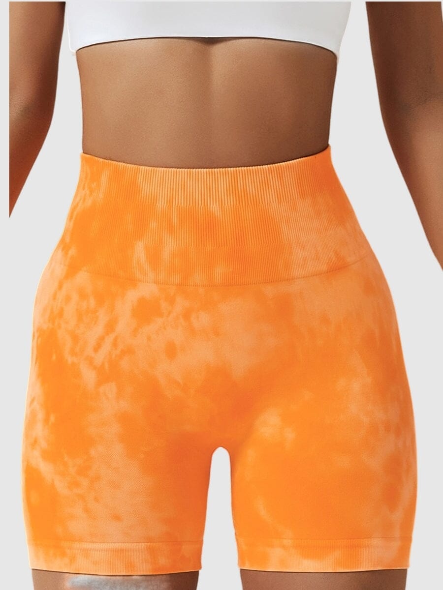 Short Sport Taille Haute Push Up Imprimé | Yogaova