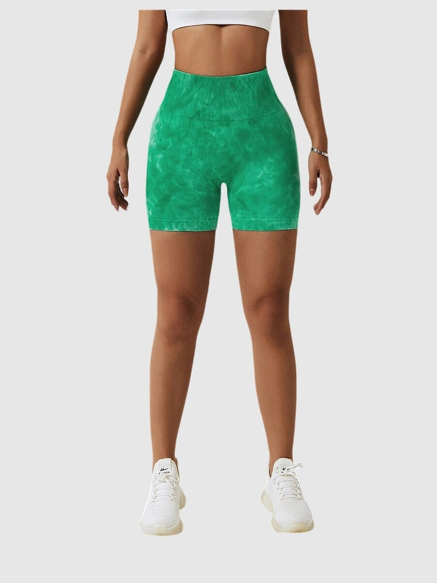 Short Sport Taille Haute Push Up Imprimé | Yogaova