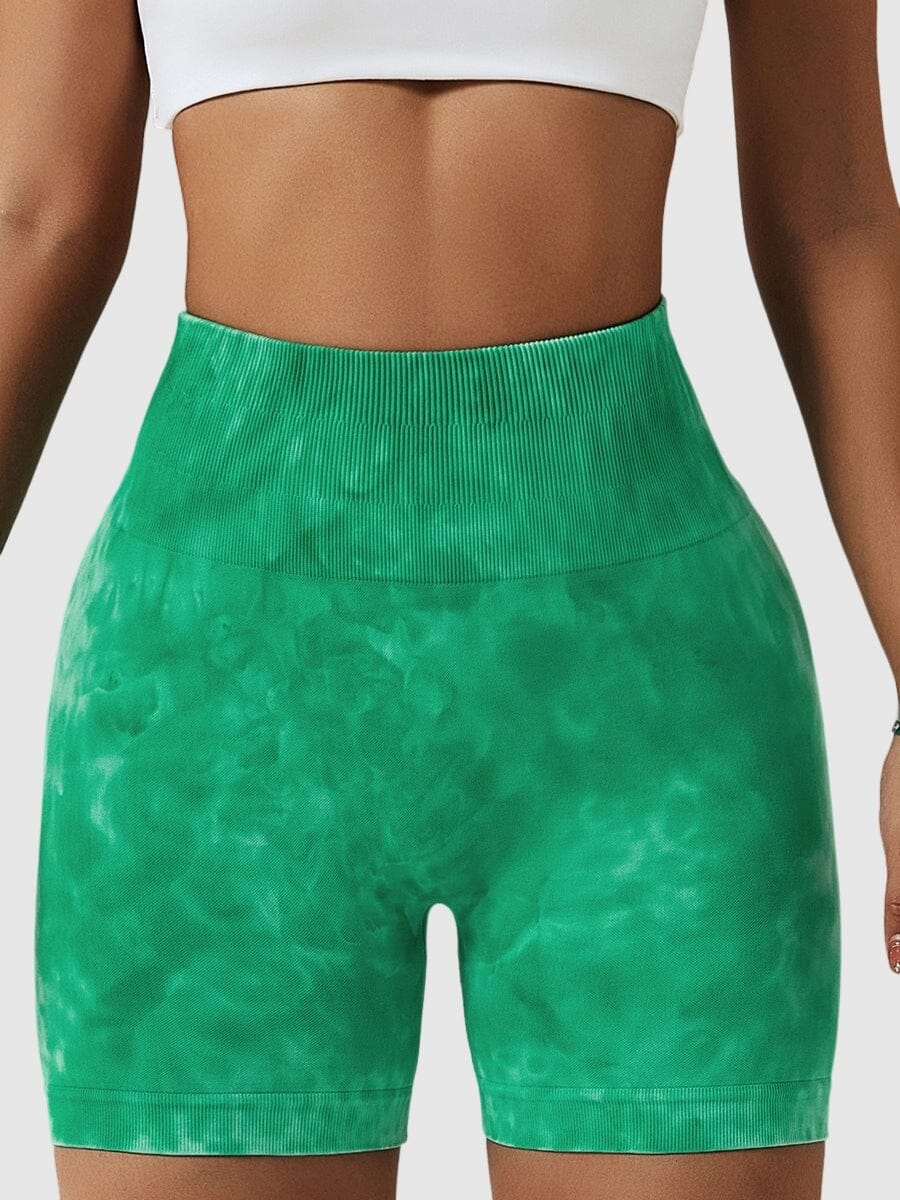 Short Sport Taille Haute Push Up Imprimé | Yogaova