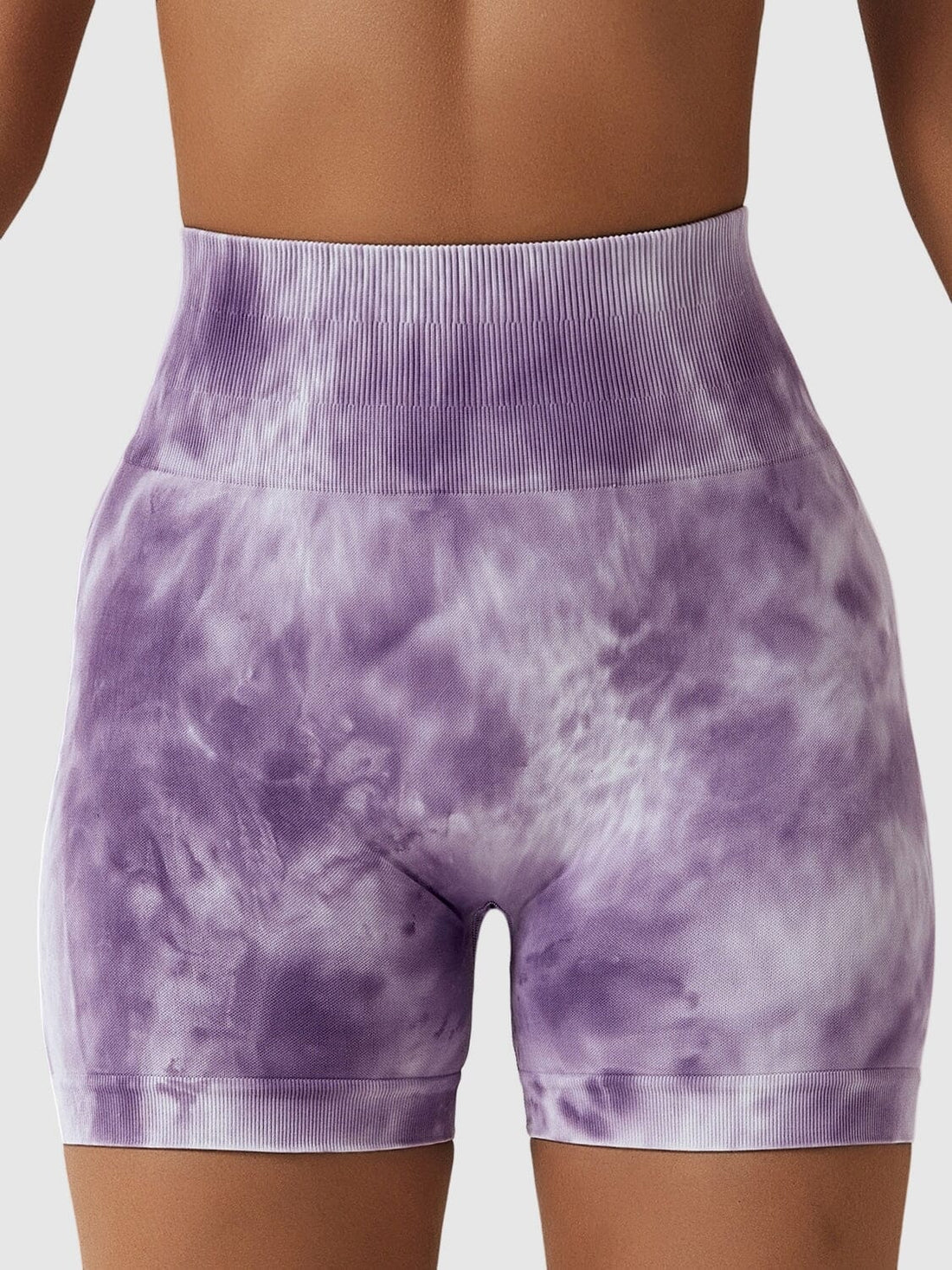 Short Sport Taille Haute Push Up Imprimé | Yogaova