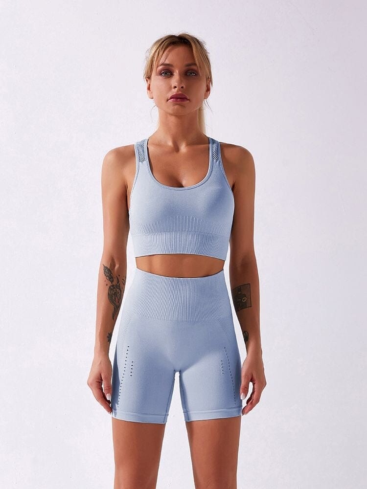 Short Sport Taille Haute Sans Couture | Yogaova