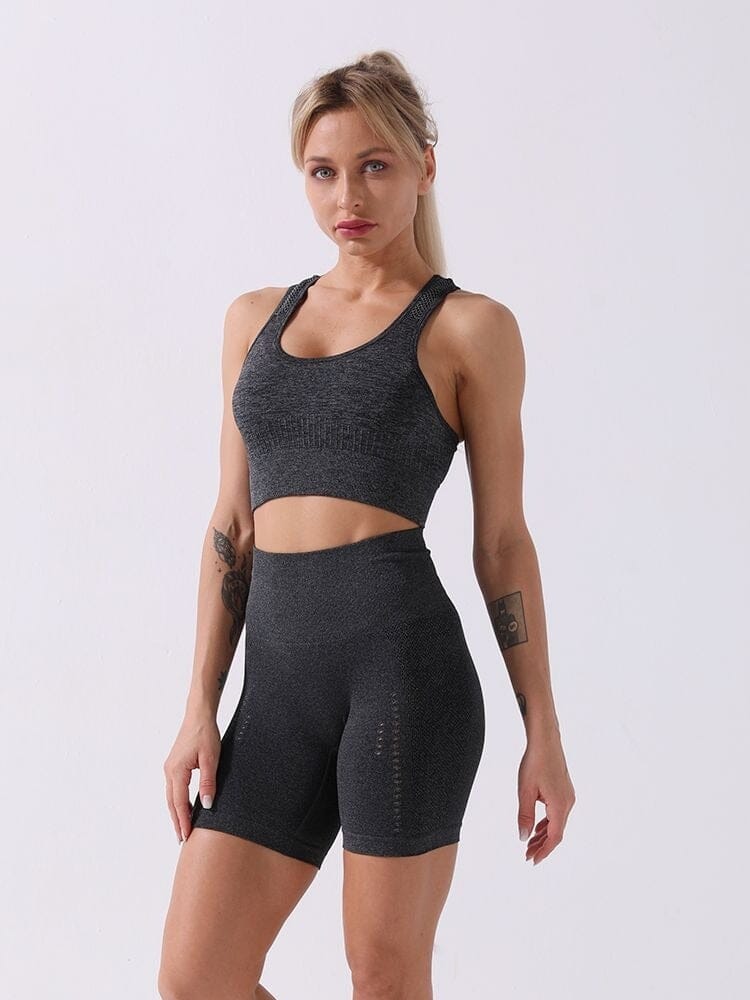 Short Sport Taille Haute Sans Couture | Yogaova