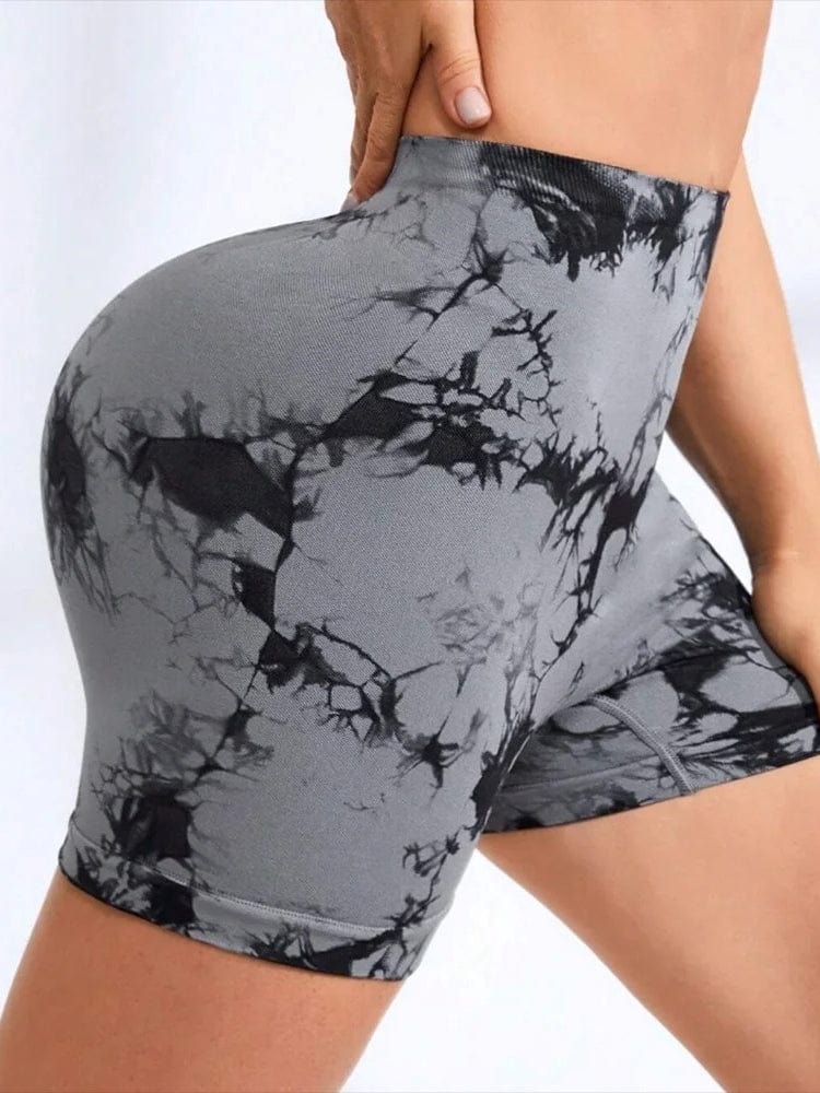 Short Sport Taille V Push Up - Tie Dye | Yogaova