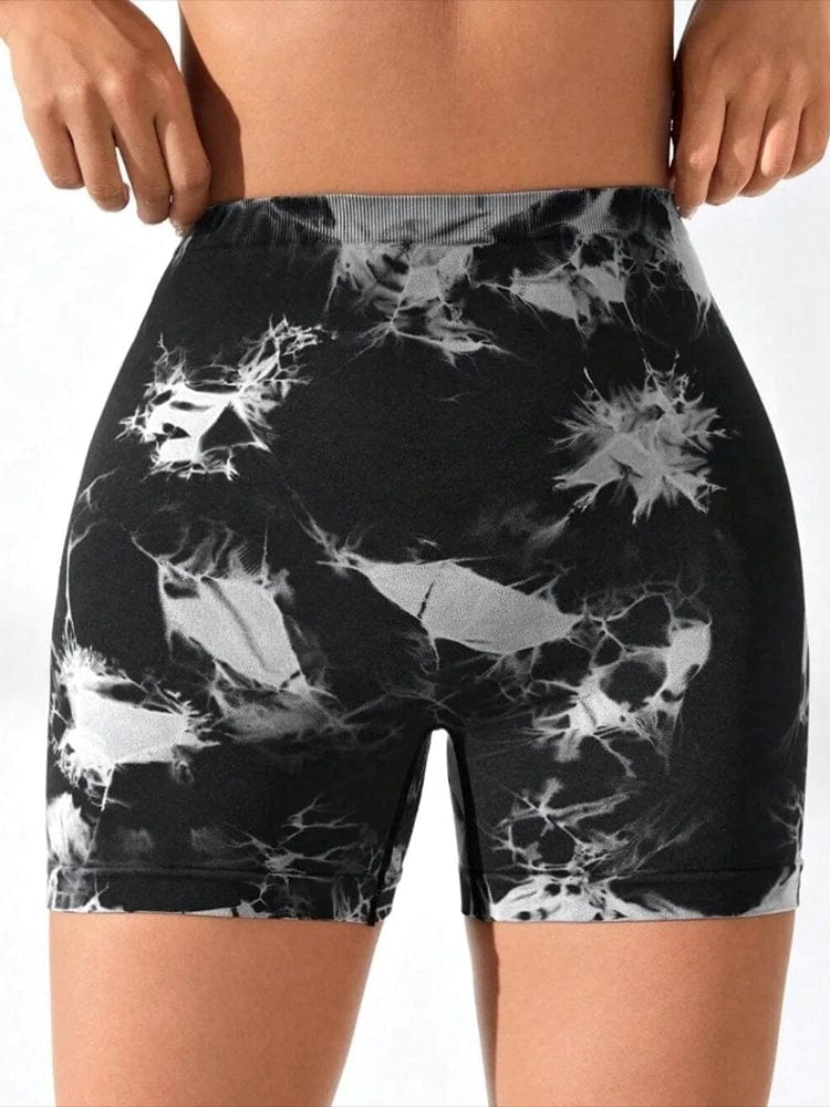 Short Sport Taille V Push Up - Tie Dye | Yogaova