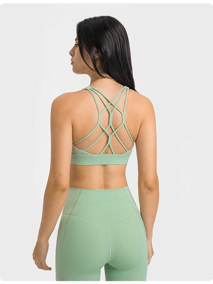 Soutien-Gorge Bretelles Fines Croisées | Yogaova