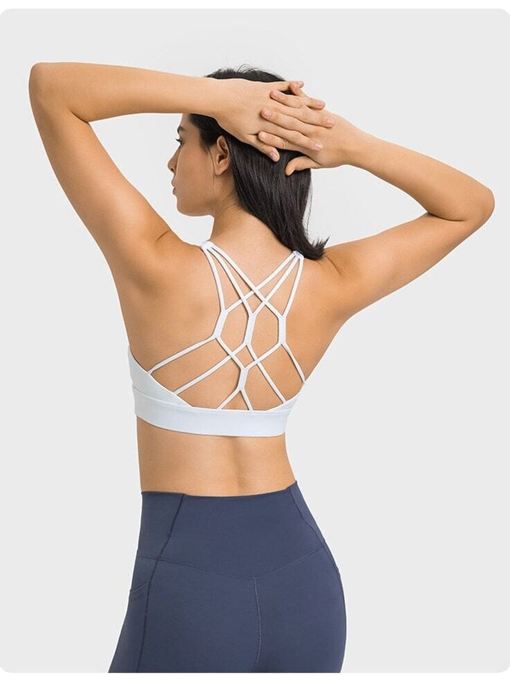 Soutien-Gorge Bretelles Fines Croisées | Yogaova