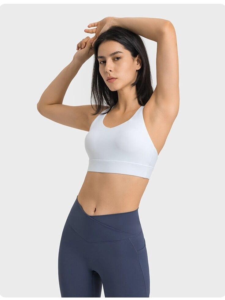 Soutien-Gorge Bretelles Fines Croisées | Yogaova