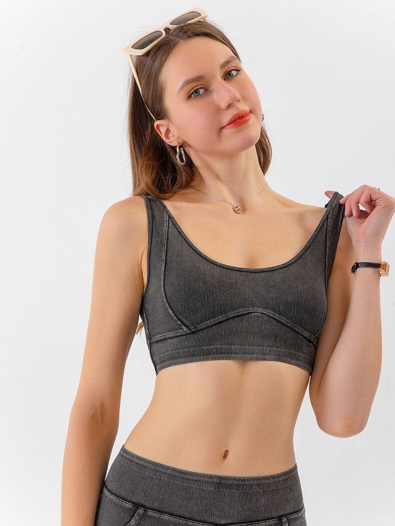 Soutien-Gorge Denim Sport | Yogaova