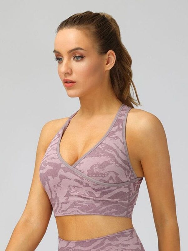 Soutien-Gorge Sport Camouflage | Yogaova