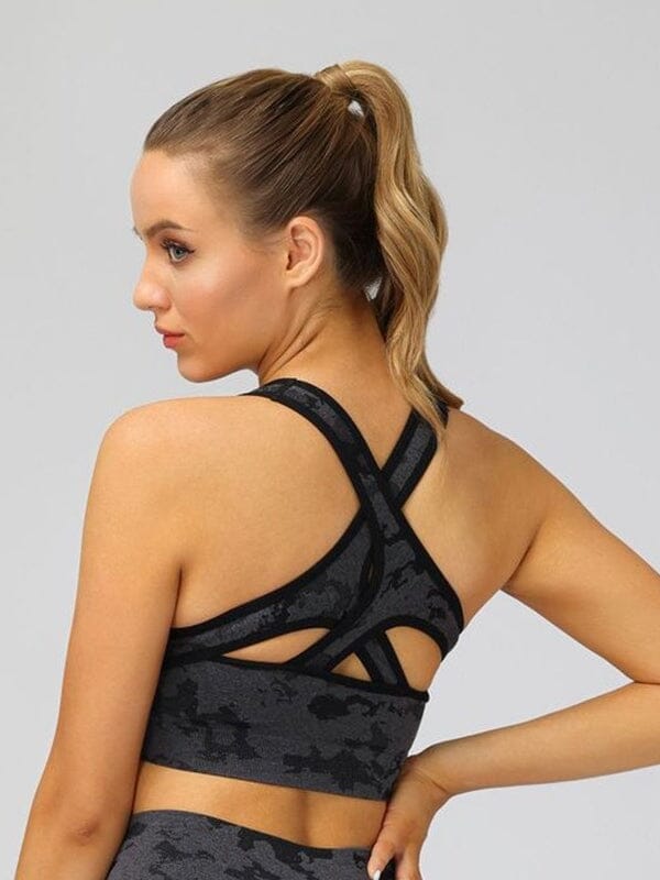 Soutien-Gorge Sport Camouflage | Yogaova