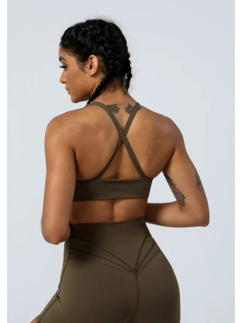 Soutien-Gorge Sport Croisé | Yogaova