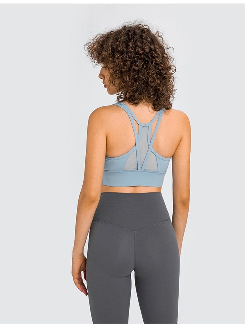 Soutien-Gorge Sport Dos Nageur Maille | Yogaova
