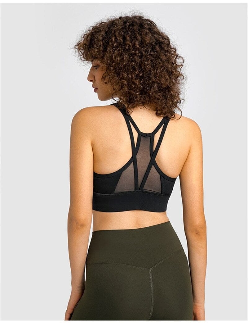 Soutien-Gorge Sport Dos Nageur Maille | Yogaova