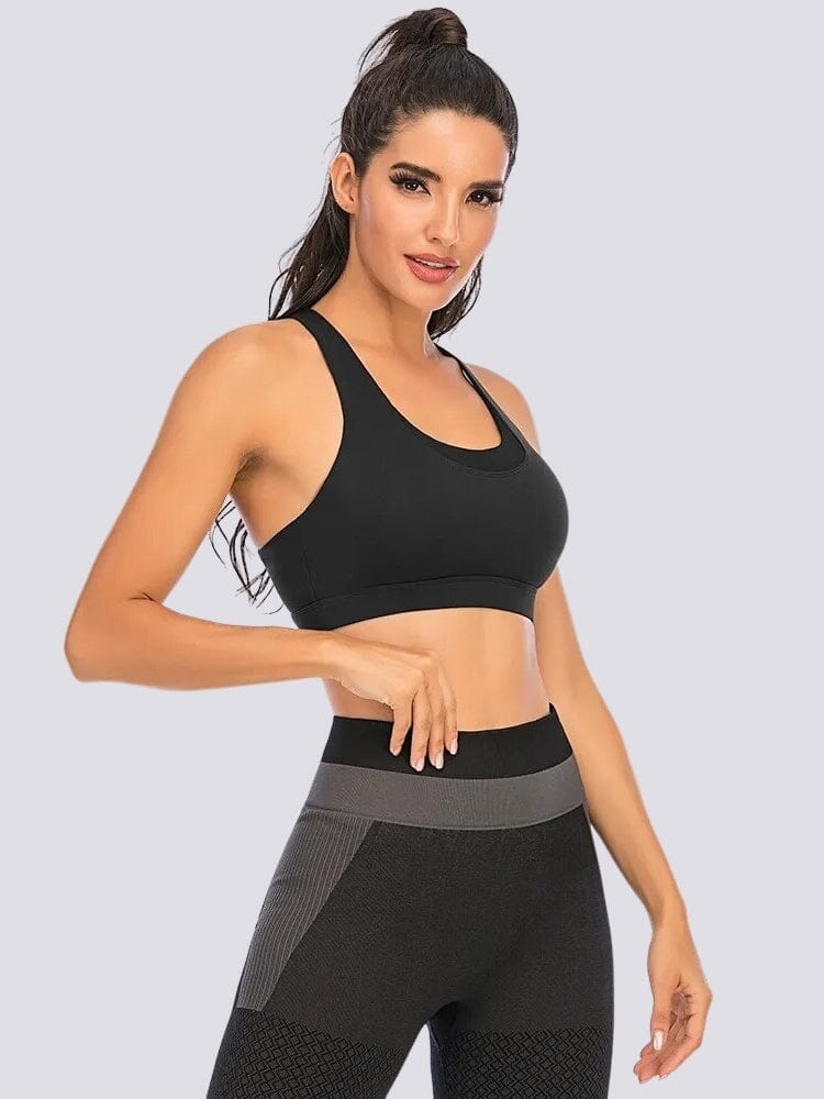 Soutien-Gorge Sport Sans Couture Bretelles Croisées | Yogaova