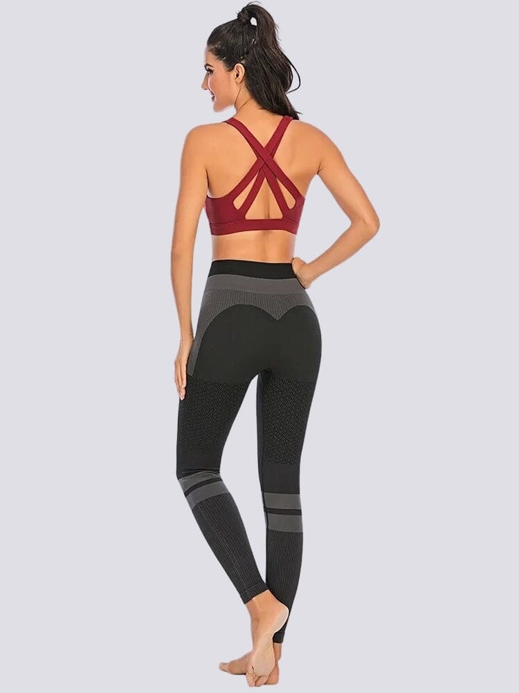 Soutien-Gorge Sport Sans Couture Bretelles Croisées | Yogaova
