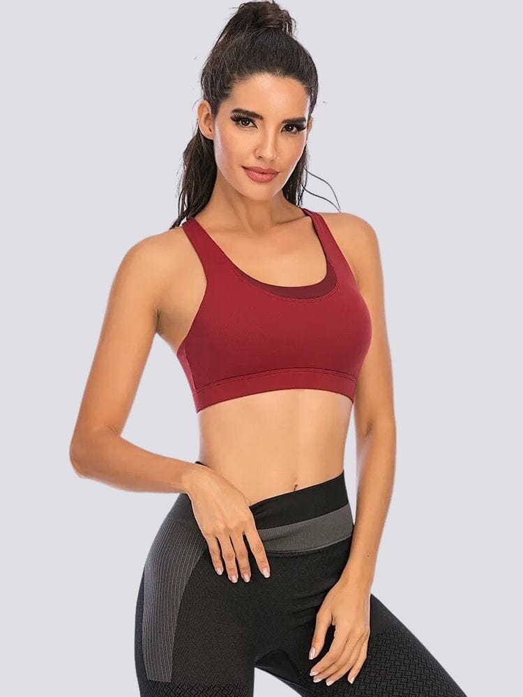 Soutien-Gorge Sport Sans Couture Bretelles Croisées | Yogaova