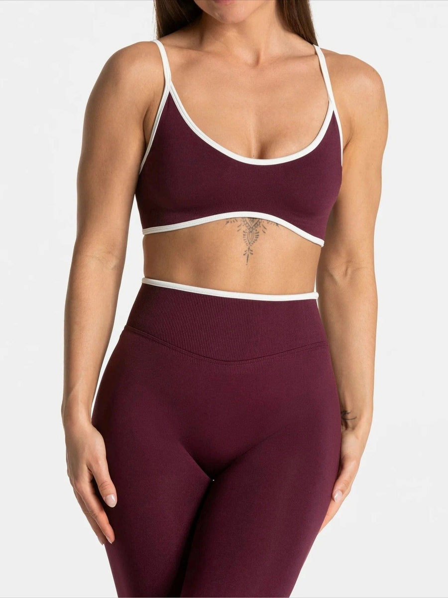 Soutien-Gorge Sport Sans Couture Bretelles Fines | Yogaova