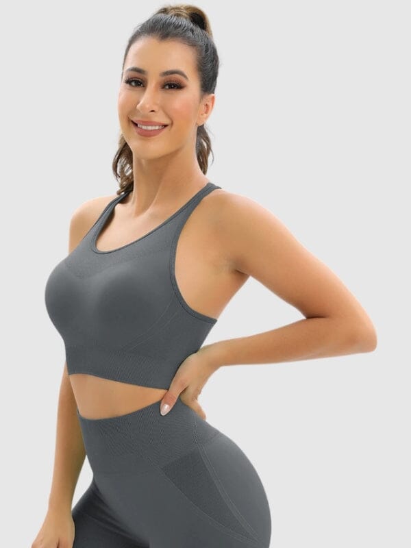 Soutien-Gorge Sport Sans Couture Dos Nageur | Yogaova