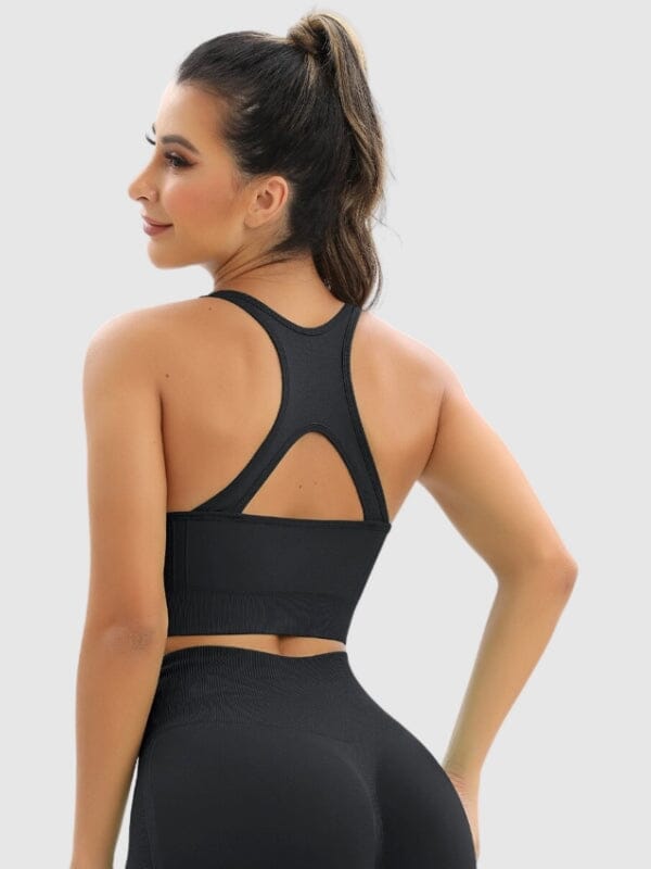 Soutien-Gorge Sport Sans Couture Dos Nageur | Yogaova