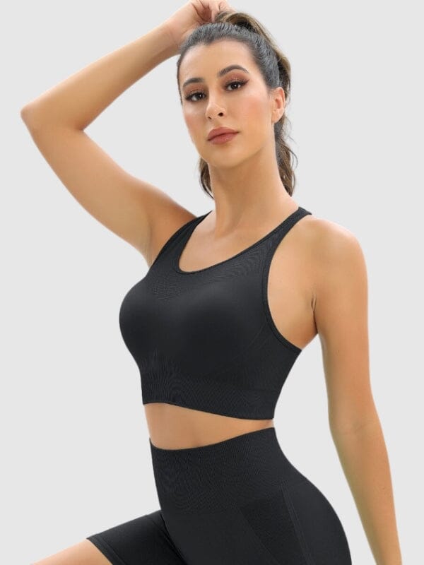 Soutien-Gorge Sport Sans Couture Dos Nageur | Yogaova