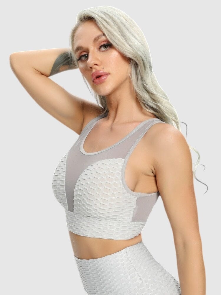 Soutien-Gorge Sport Transparence Maille | Yogaova