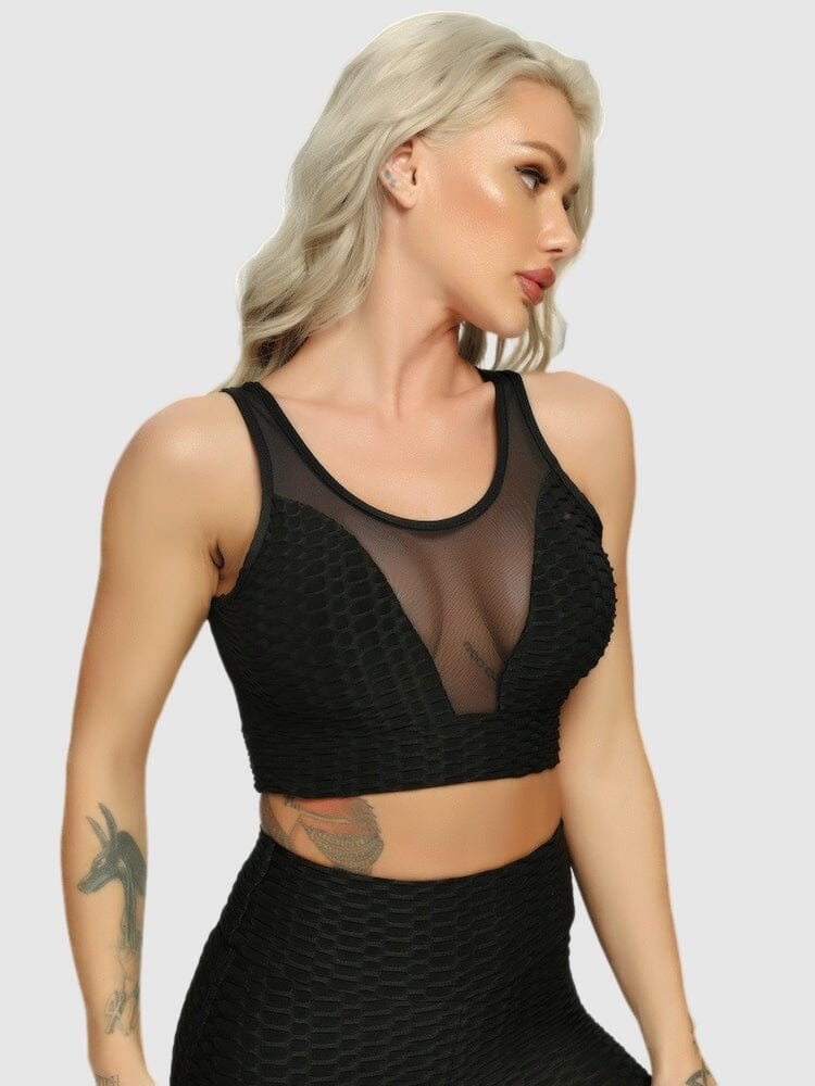 Soutien-Gorge Sport Transparence Maille | Yogaova
