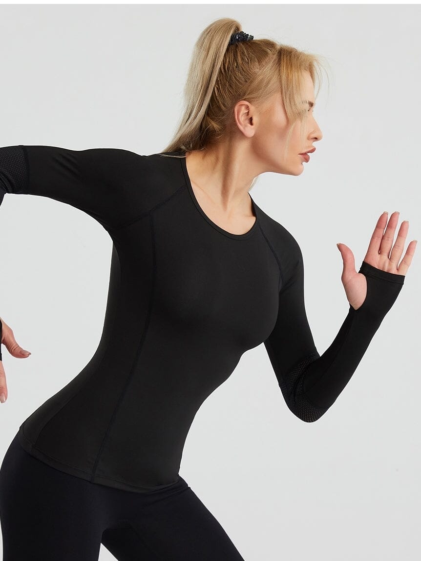 T-shirt Sport Anti Transpirant Manche Longue | Yogaova