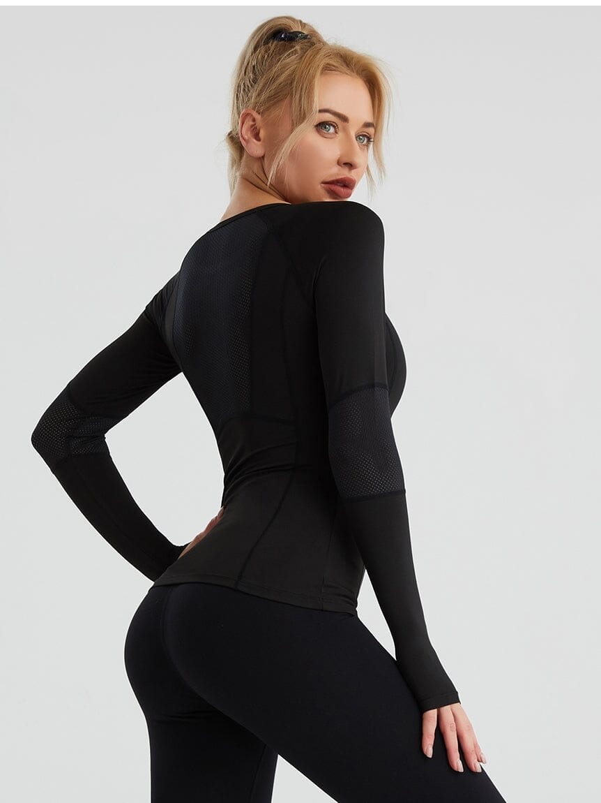 T-shirt Sport Anti Transpirant Manche Longue | Yogaova