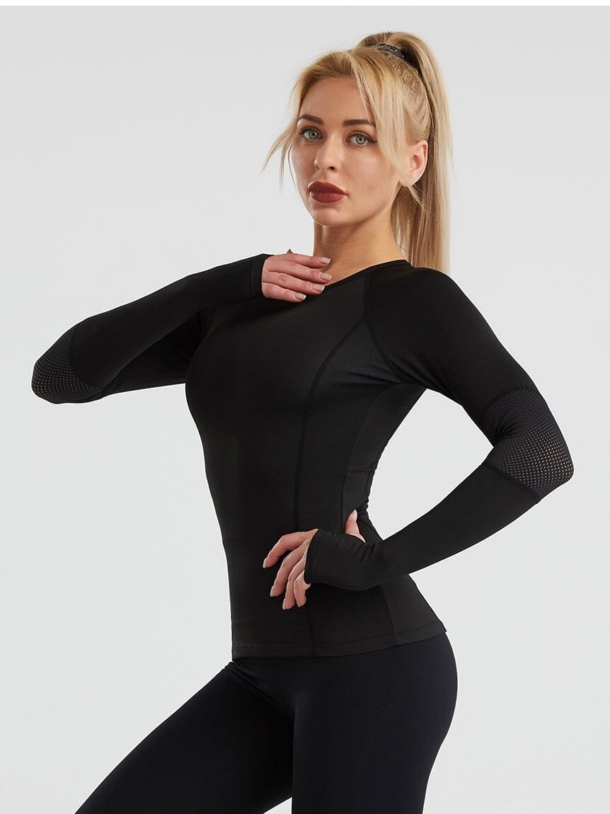 T-shirt Sport Anti Transpirant Manche Longue | Yogaova