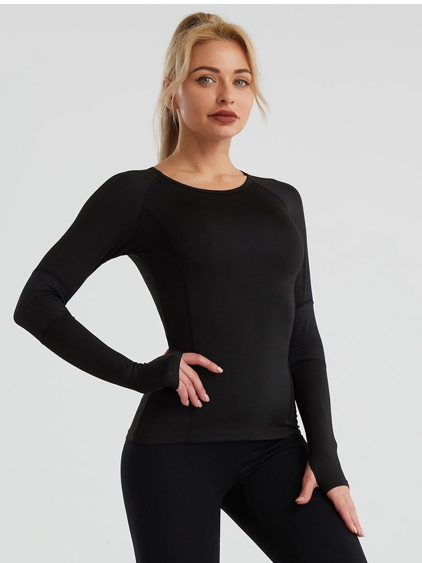 T-shirt Sport Anti Transpirant Manche Longue | Yogaova