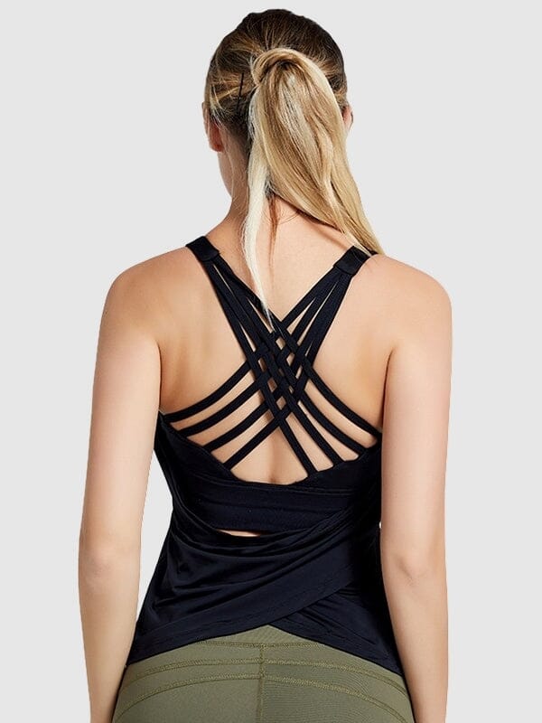 T-Shirt Sport avec Soutien-Gorge Intégré | Yogaova